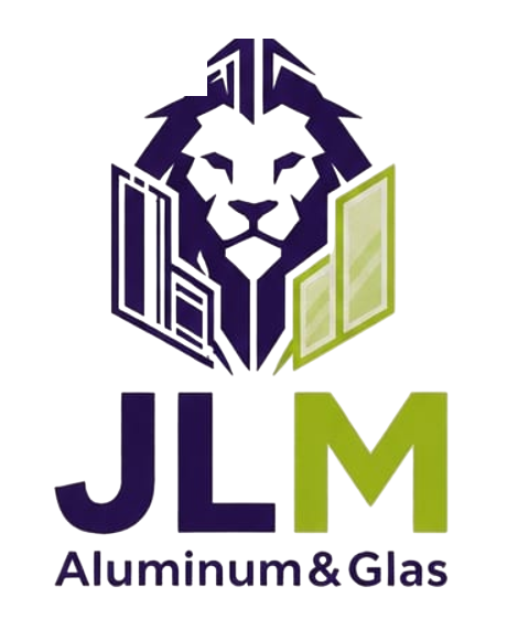 JLM Aluminum & Glas Lion Logo